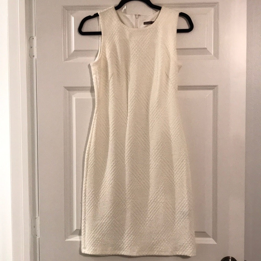 Cream Textured J McLaughlin Dress